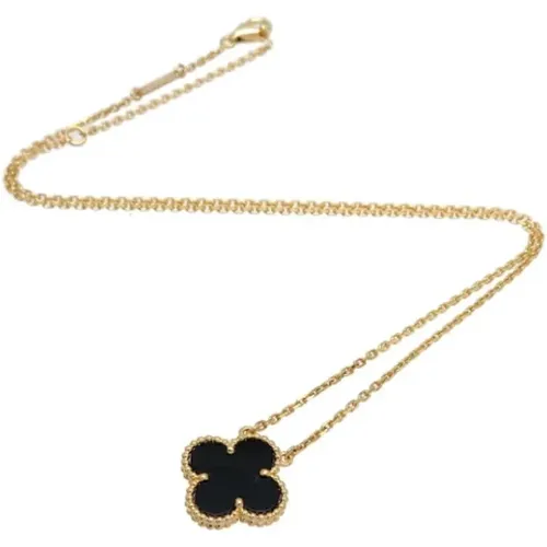 Pre-owned Gold necklaces , female, Sizes: ONE SIZE - Van Cleef & Arpels Pre-owned - Modalova