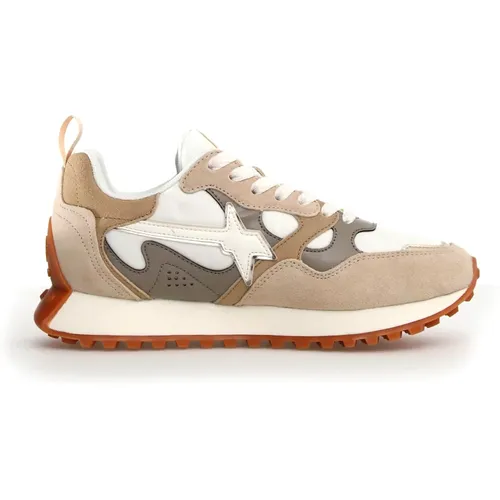 Beige Sneakers for Women Urban Style , female, Sizes: 5 UK, 6 UK, 3 UK, 4 UK - W6Yz - Modalova