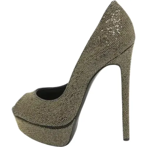 Pre-owned Stoff heels - Casadei Pre-owned - Modalova