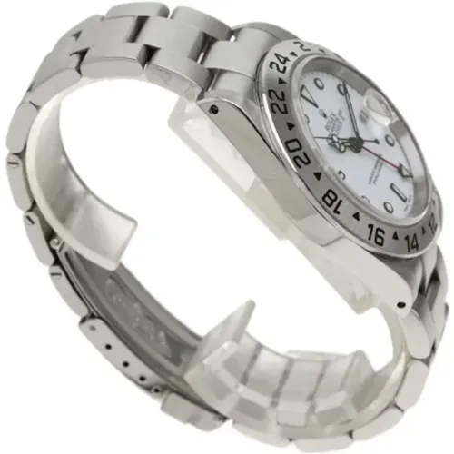 Pre-owned Silver Stainless Steel Rolex Watch , female, Sizes: ONE SIZE - Rolex Vintage - Modalova
