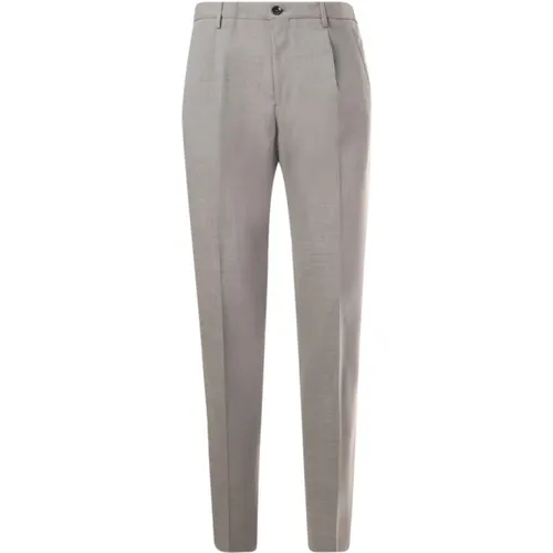 Trousers Grey , male, Sizes: 2XL, 3XL, S, L - Incotex - Modalova