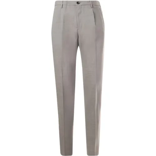 Trousers Grey , male, Sizes: M, 2XL, 3XL, S, L - Incotex - Modalova