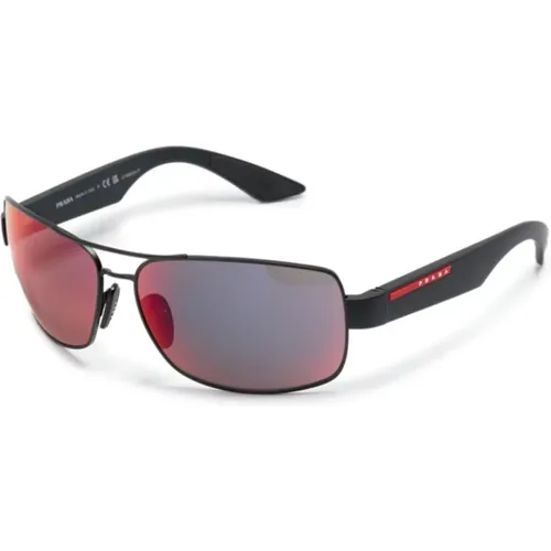 PS 50Zs 1Bo10A Sunglasses , male, Sizes: 65 MM - Prada - Modalova