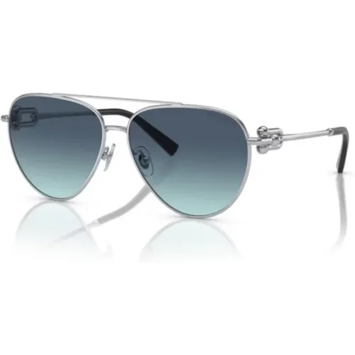 Elegant Metal Sunglasses , unisex, Sizes: ONE SIZE - Tiffany - Modalova