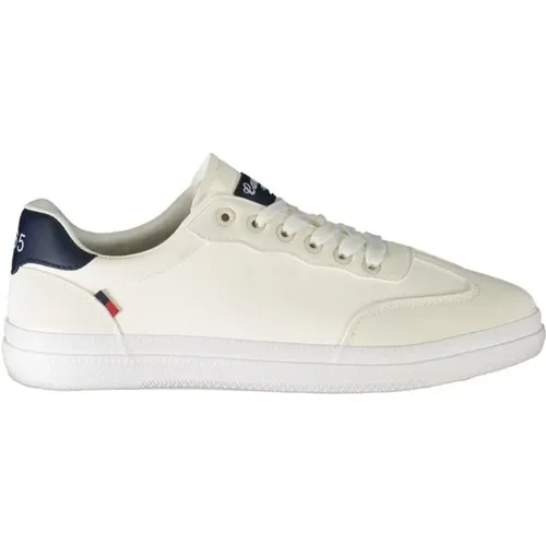 Polyester Sports Sneakers with Lace-up, Contrast Details, Logo , male, Sizes: 8 UK, 10 UK, 11 UK, 9 UK - Carrera - Modalova