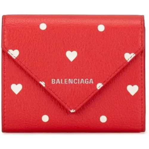 Pre-owned Leather wallets , female, Sizes: ONE SIZE - Balenciaga Vintage - Modalova