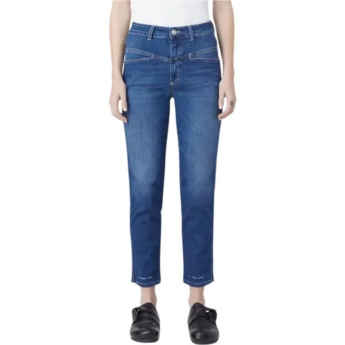 Denim Straight Jeans , female, Sizes: XS, S, 2XS - closed - Modalova