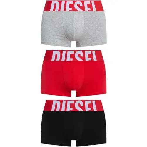 Dreierpack Boxershorts mit Logo , Herren, Größe: 2XL - Diesel - Modalova