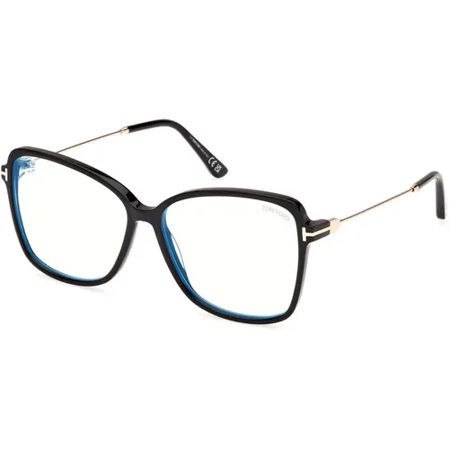 Fashion Eyeglasses Ft5953-B Color 1 , female, Sizes: 55 MM - Tom Ford - Modalova