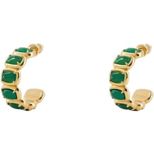 Small Toy Earring - - Gold Onyx - Or , female, Sizes: ONE SIZE - IVI - Modalova