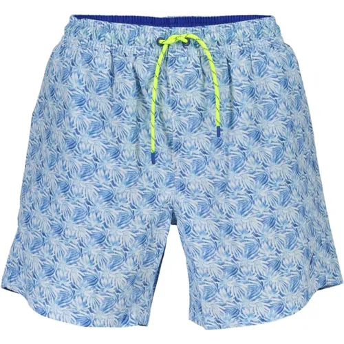 Blaue Herren Badehose Fantasy Boxer , Herren, Größe: XL - North Sails - Modalova