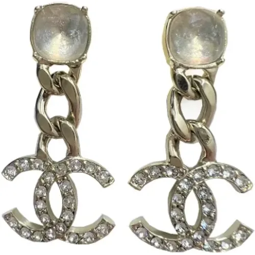 Pre-owned Gold Metal Chanel Earrings , female, Sizes: ONE SIZE - Chanel Vintage - Modalova