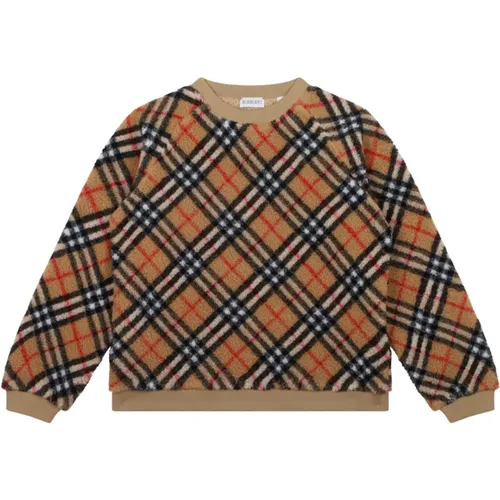 Kinder Archiv Beige Pullover Sweater - Burberry - Modalova