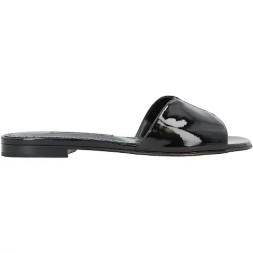 Leather flats , female, Sizes: 7 UK - Manolo Blahnik - Modalova