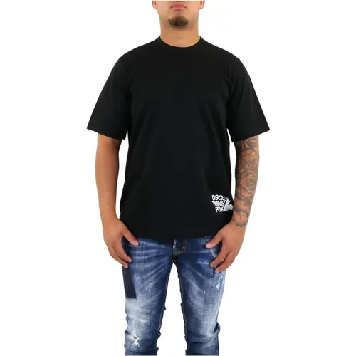 Stylish Men`s T-Shirt , male, Sizes: XL, M - Dsquared2 - Modalova