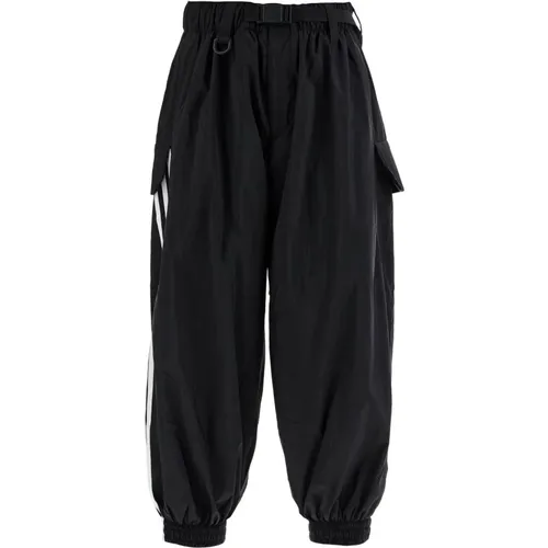 Nylon 3-Stripes Joggers , Herren, Größe: M - Y-3 - Modalova