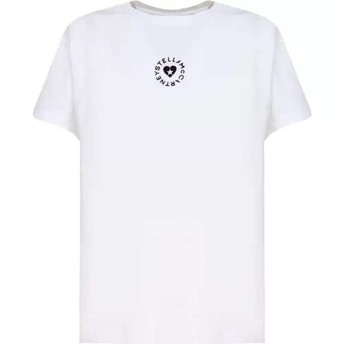 Cotton T-shirts and Polos , female, Sizes: 2XS, XS, S, M, L - Stella Mccartney - Modalova
