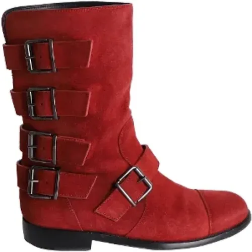 Pre-owned Suede boots , female, Sizes: 3 UK - Giuseppe Zanotti Pre-owned - Modalova
