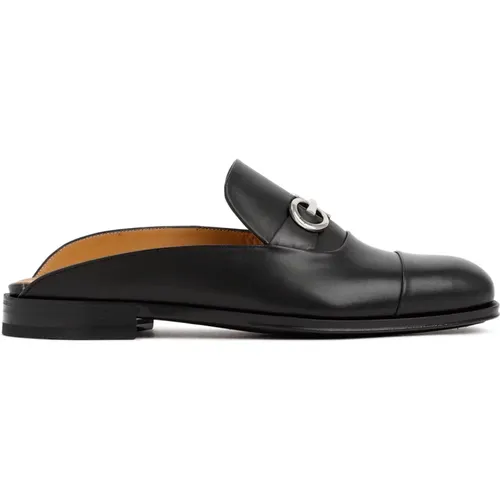 Leather Ankle Boots , male, Sizes: 5 UK - Salvatore Ferragamo - Modalova