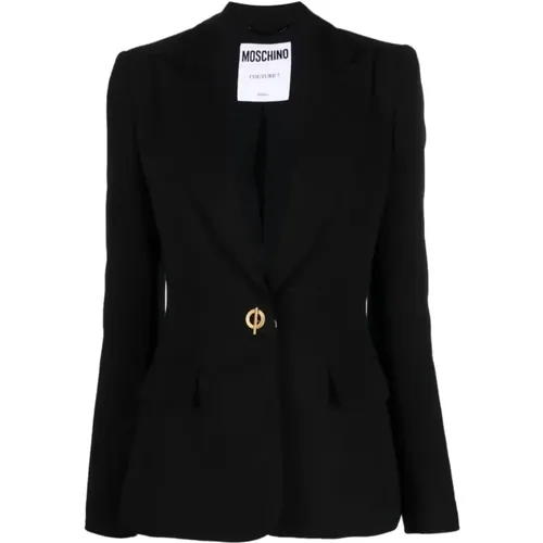 Stylish Jacket , female, Sizes: XS, L, M - Moschino - Modalova