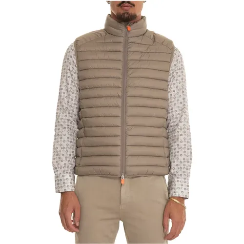 Quilted Adam Vest , male, Sizes: M, 3XL - Save The Duck - Modalova