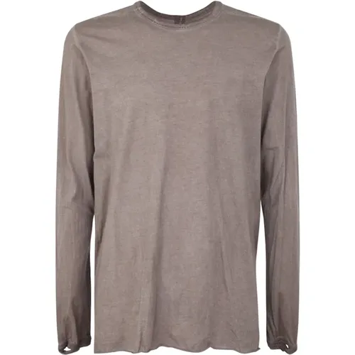 Taupe Long Sleeve T-Shirt , male, Sizes: XL, L - Isaac Sellam - Modalova
