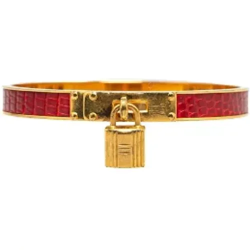 Pre-owned Leather bracelets , female, Sizes: ONE SIZE - Hermès Vintage - Modalova