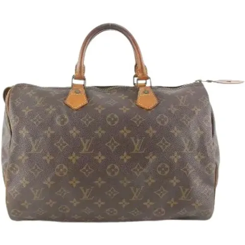 Pre-owned Speedy 35 Monogram Handbag , female, Sizes: ONE SIZE - Louis Vuitton Vintage - Modalova