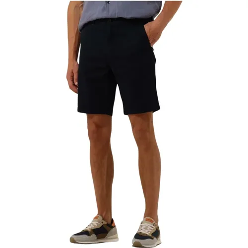 Slim Chino Shorts Navy , Herren, Größe: W35 - Hugo Boss - Modalova