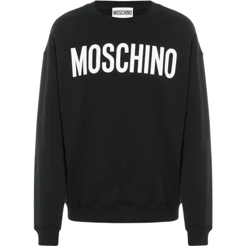 Crewneck Sweatshirt , male, Sizes: S, M, L, 2XL, XL - Moschino - Modalova