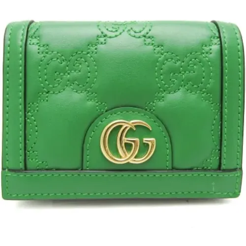 Pre-owned Leather wallets , female, Sizes: ONE SIZE - Gucci Vintage - Modalova