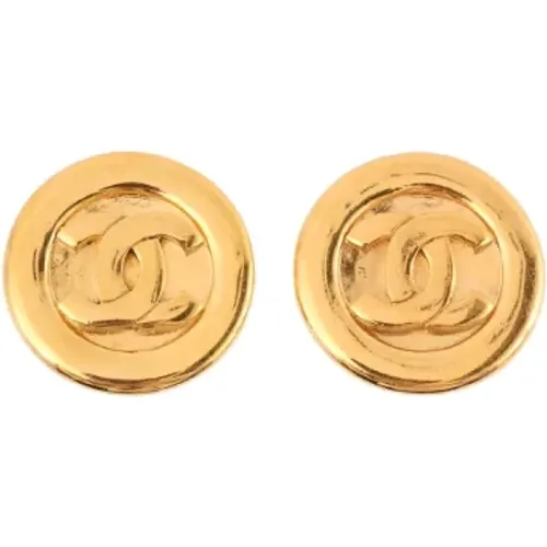 Pre-owned Fabric earrings , female, Sizes: ONE SIZE - Chanel Vintage - Modalova