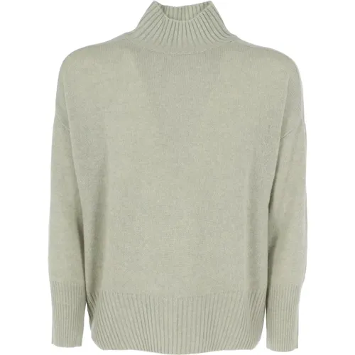 Gemütlicher Strickpullover , Damen, Größe: L - allude - Modalova