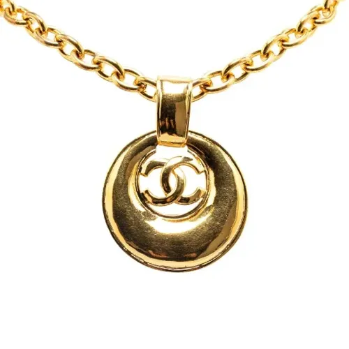 Pre-owned Metal necklaces , female, Sizes: ONE SIZE - Chanel Vintage - Modalova