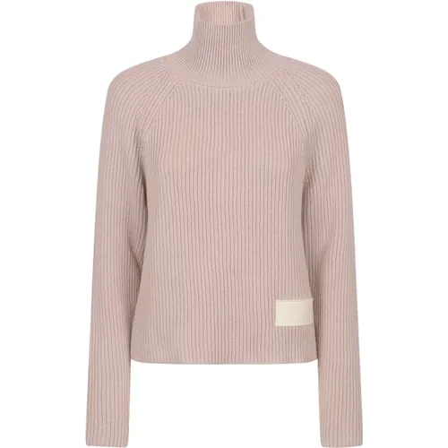 Label Turtleneck , female, Sizes: S - Ami Paris - Modalova