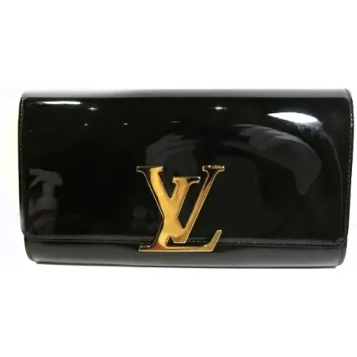 Pre-owned Leather clutches , female, Sizes: ONE SIZE - Louis Vuitton Vintage - Modalova