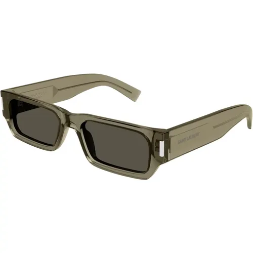 Braune Sl660 003 Sonnenbrille , unisex, Größe: 54 MM - Saint Laurent - Modalova