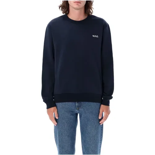 Dunkelblau/ecru Strick Sweat Box - A.P.C. - Modalova