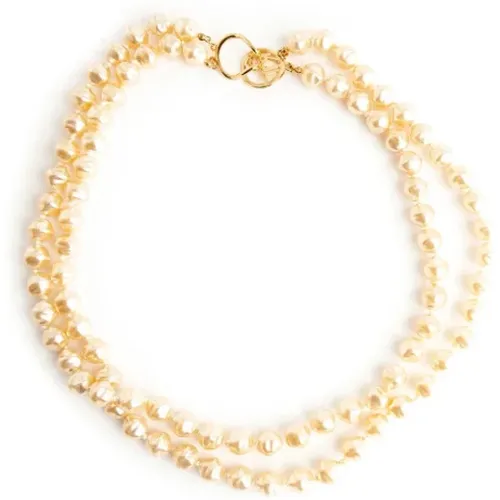 Pre-owned Pearl necklaces , female, Sizes: ONE SIZE - Kenneth Jay Lane Pre-owned - Modalova
