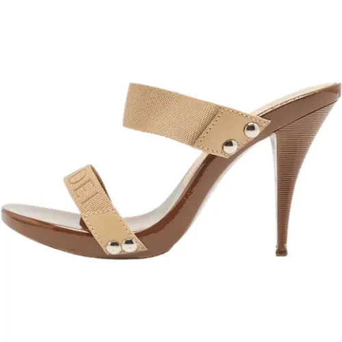Pre-owned Canvas sandals , female, Sizes: 5 UK - Casadei Pre-owned - Modalova