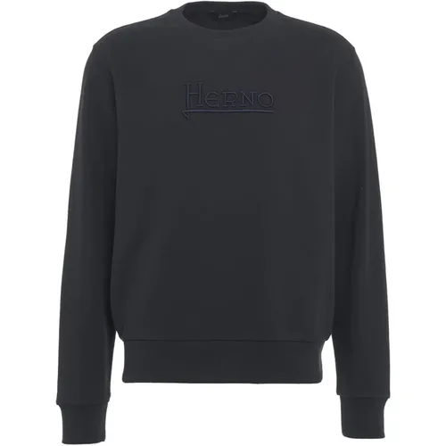 Mens Clothing Sweatshirts Ss24 , male, Sizes: L - Herno - Modalova