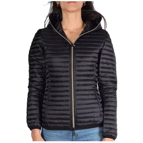 Quilted Hooded Down Jacket , female, Sizes: XL, XS, M, 2XL, 3XL, L - Save The Duck - Modalova
