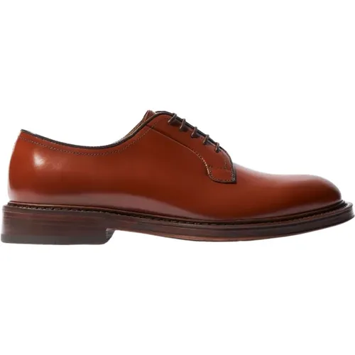 Harry Cognac Derby Schuhe , Herren, Größe: 42 EU - Scarosso - Modalova