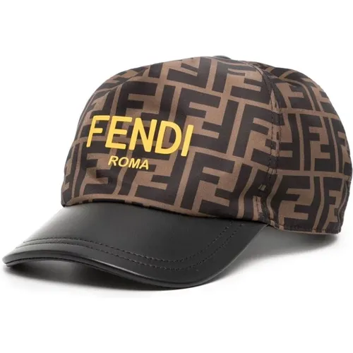 Braune Hüte Mützen für Jungen - Fendi - Modalova