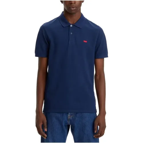 Levi's, Polo Slim Housemark Naval Academy , Herren, Größe: L - Levis - Modalova