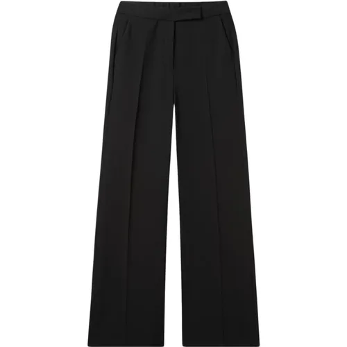 Wide Leg Pleated Pants , female, Sizes: L - LUISA CERANO - Modalova