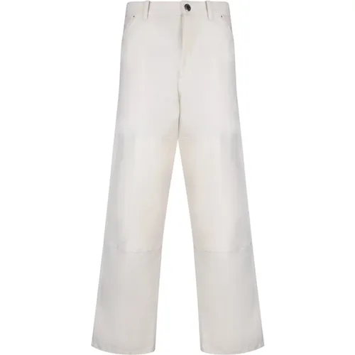 Elegante Regular-Fit Hose mit Frontverschluss , Herren, Größe: M - Moncler - Modalova