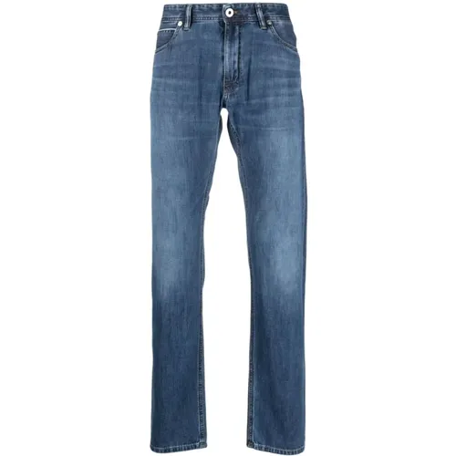 Blaue Straight Jeans Casual Stil - Brioni - Modalova