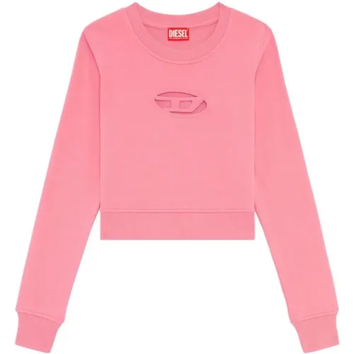 Slimmy Fleece Sweatshirt , female, Sizes: M, S - Diesel - Modalova