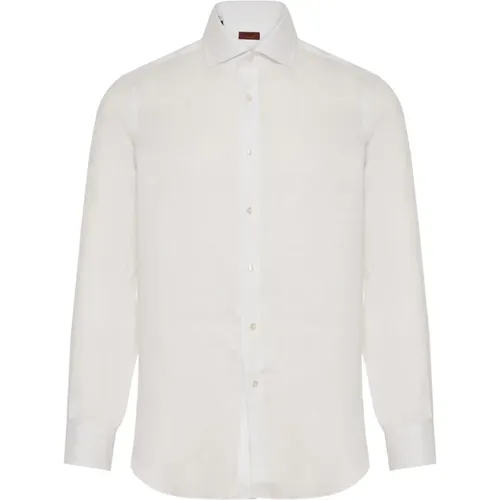 Linen shirt , male, Sizes: XL, 2XL, L, M - Barba - Modalova